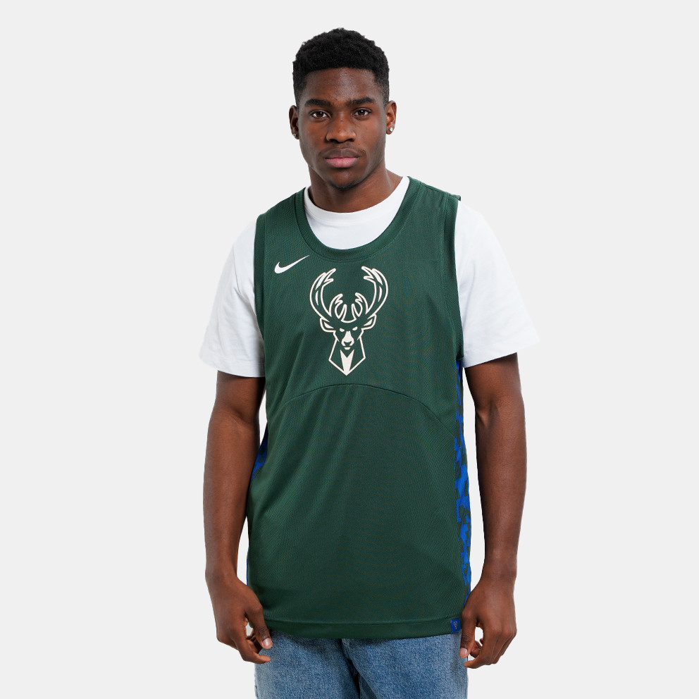 Nike Dri-FIT NBA Milwaukee Bucks Ανδρική Μπασκετική Φανέλα (9000173504_16333)