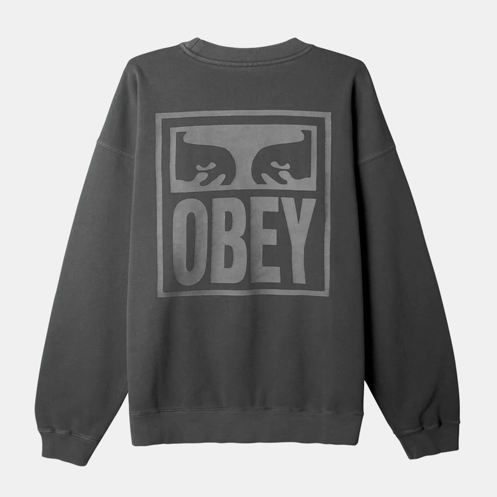 Obey Pigment Obey Eyes Icon Extra Heavy Crew Fleec