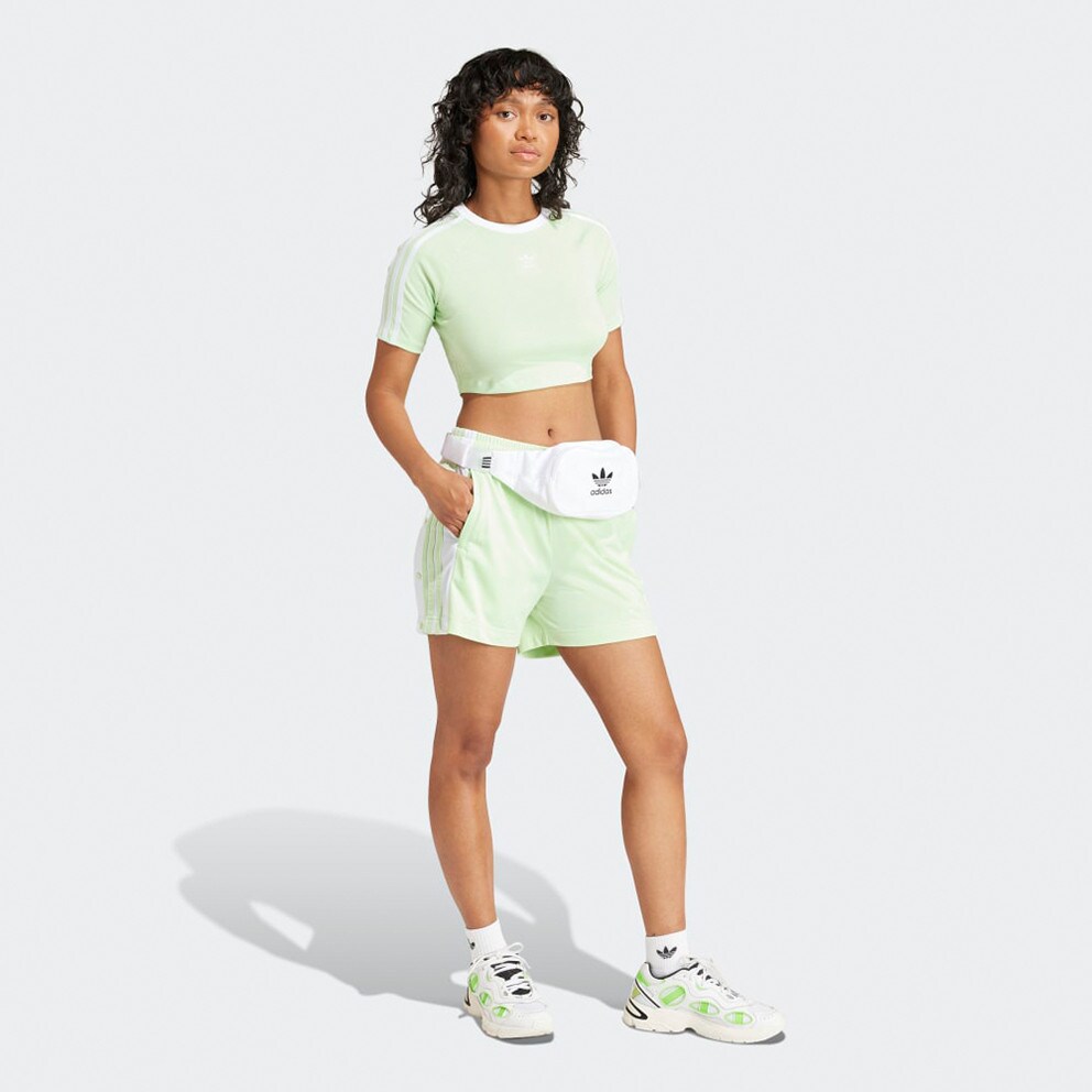 adidas Originals 3 Stripe Baby Tee Women's Cropped T-shirt