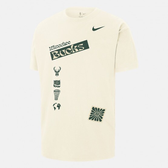 Nike NBA Courtside Milwaukee Bucks Ανδρικό Mπασκετικό T-shirt