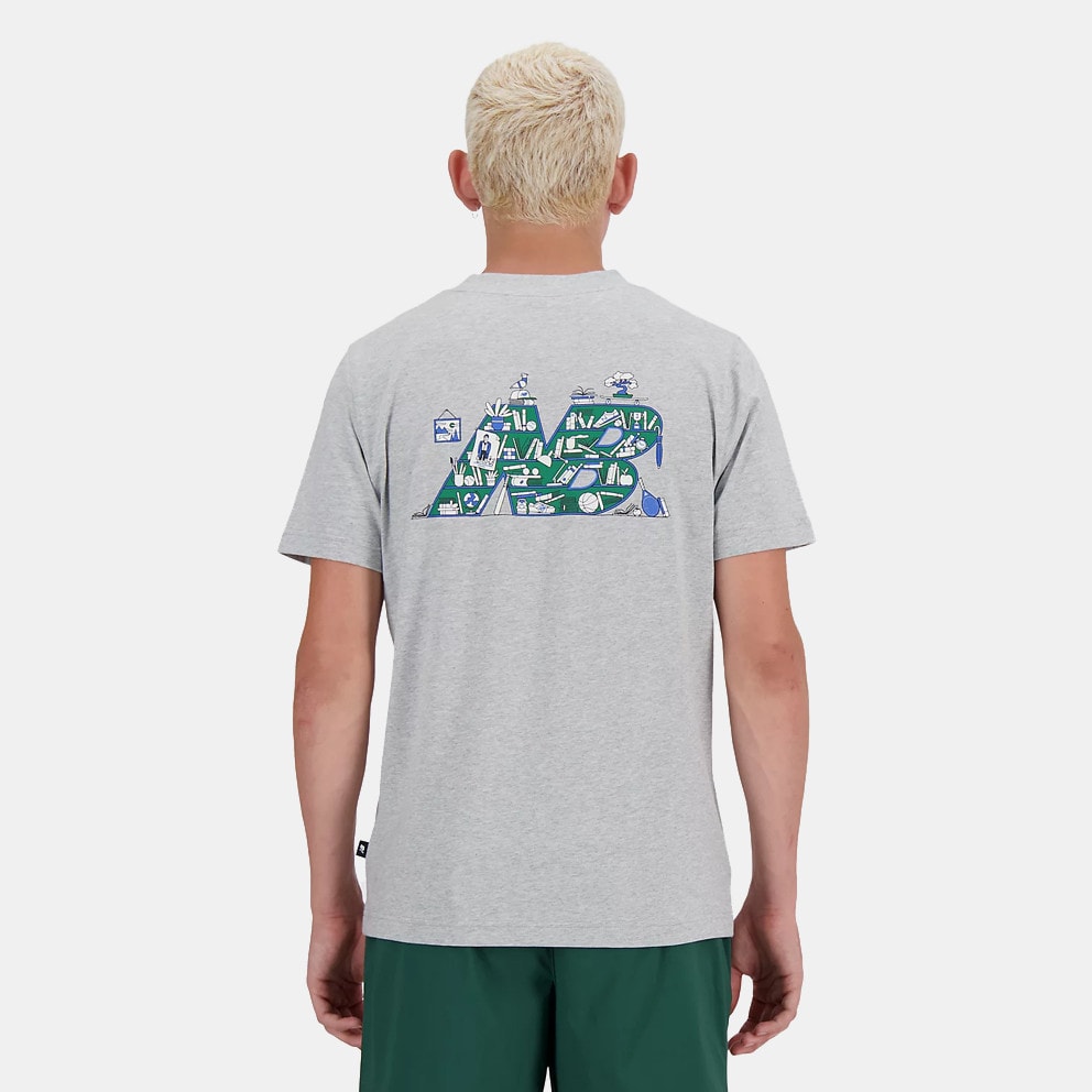 New Balance Μπλουζα  New Balance Bookshelf Tee