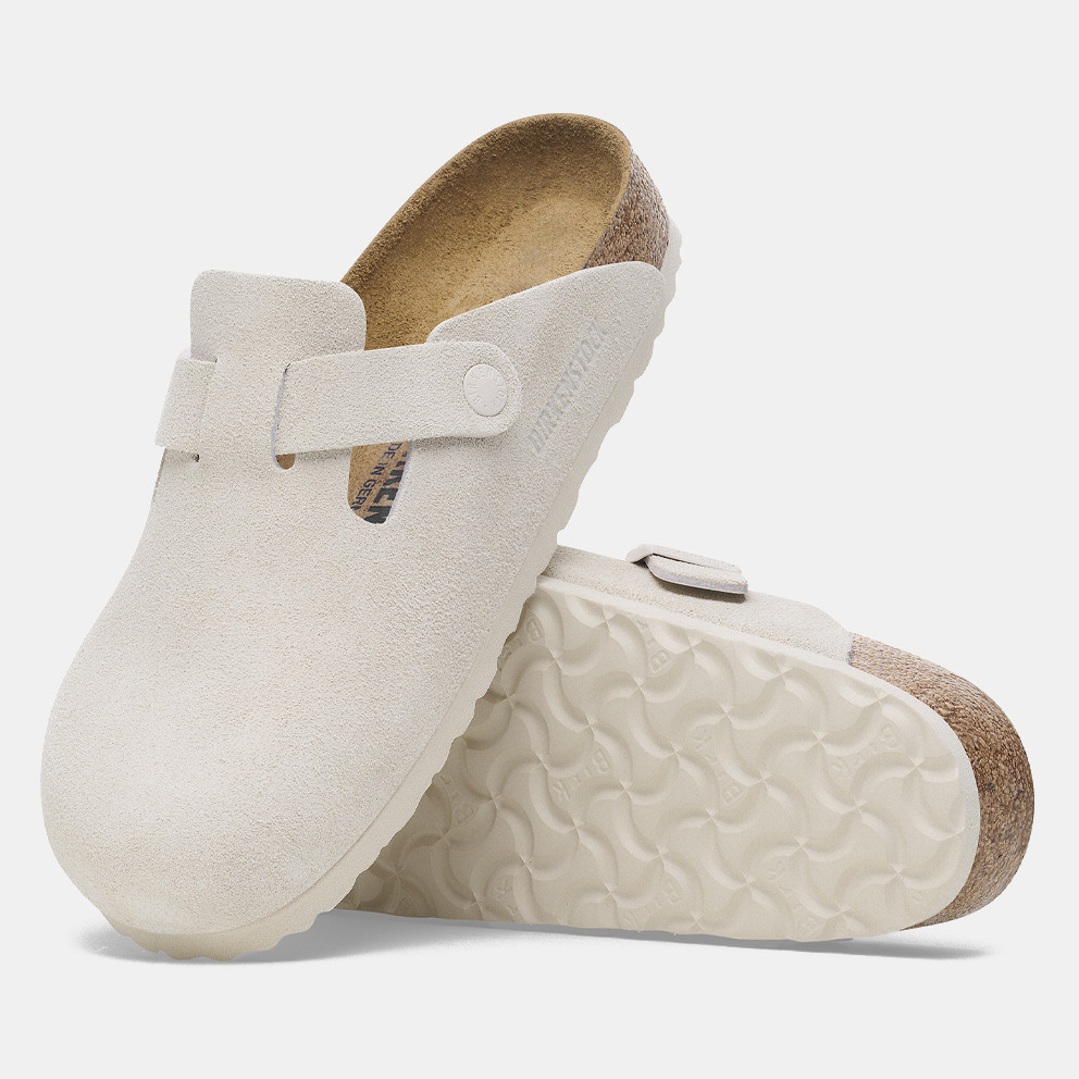 Birkenstock Leather Boston Leve Antique White 35 -