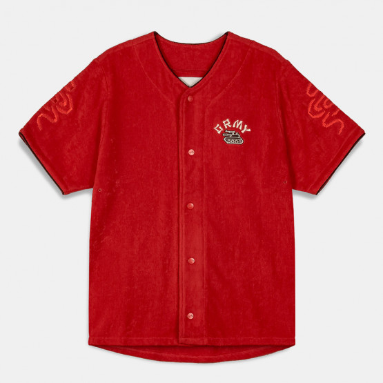 Grimey Lucky Dragon Terry Towelling Baseball Unisex T-Shirt