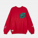 Grimey Nablus Vintage Crewneck Dark Red