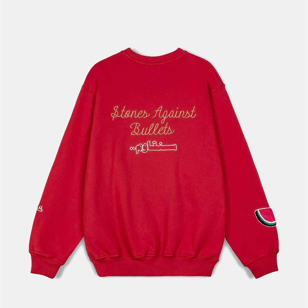 Grimey Nablus Vintage Crewneck Dark Red