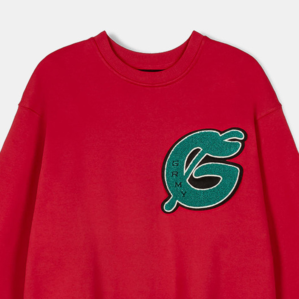 Grimey Nablus Vintage Crewneck Dark Red