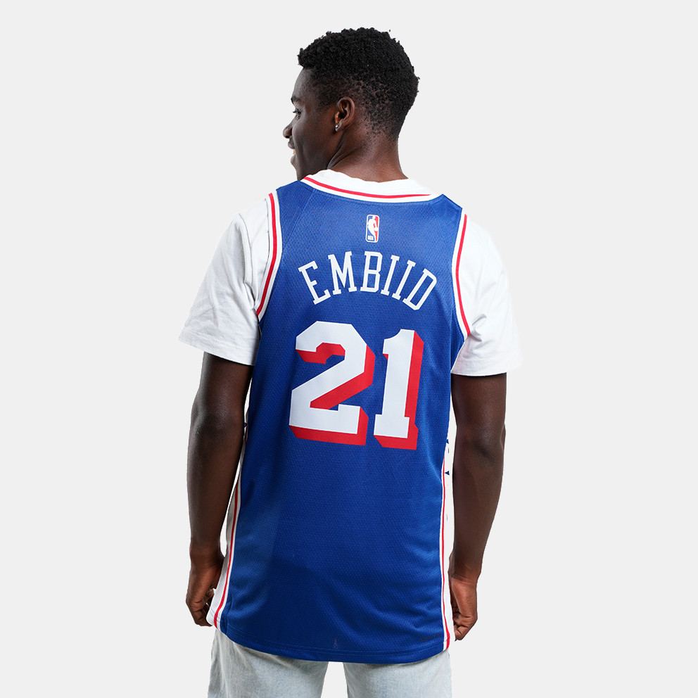 Nike NBA Dri-FIT Joel Embiid Philadelphia 76ers 2023/24 Icon Edition Μπασκετική Φανέλα (9000177579_76015) φωτογραφία