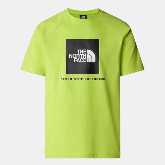 The North Face M S/S Raglan Redbox Tee Fizz Lime