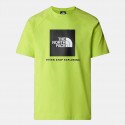 The North Face M S/S Raglan Redbox Tee Fizz Lime