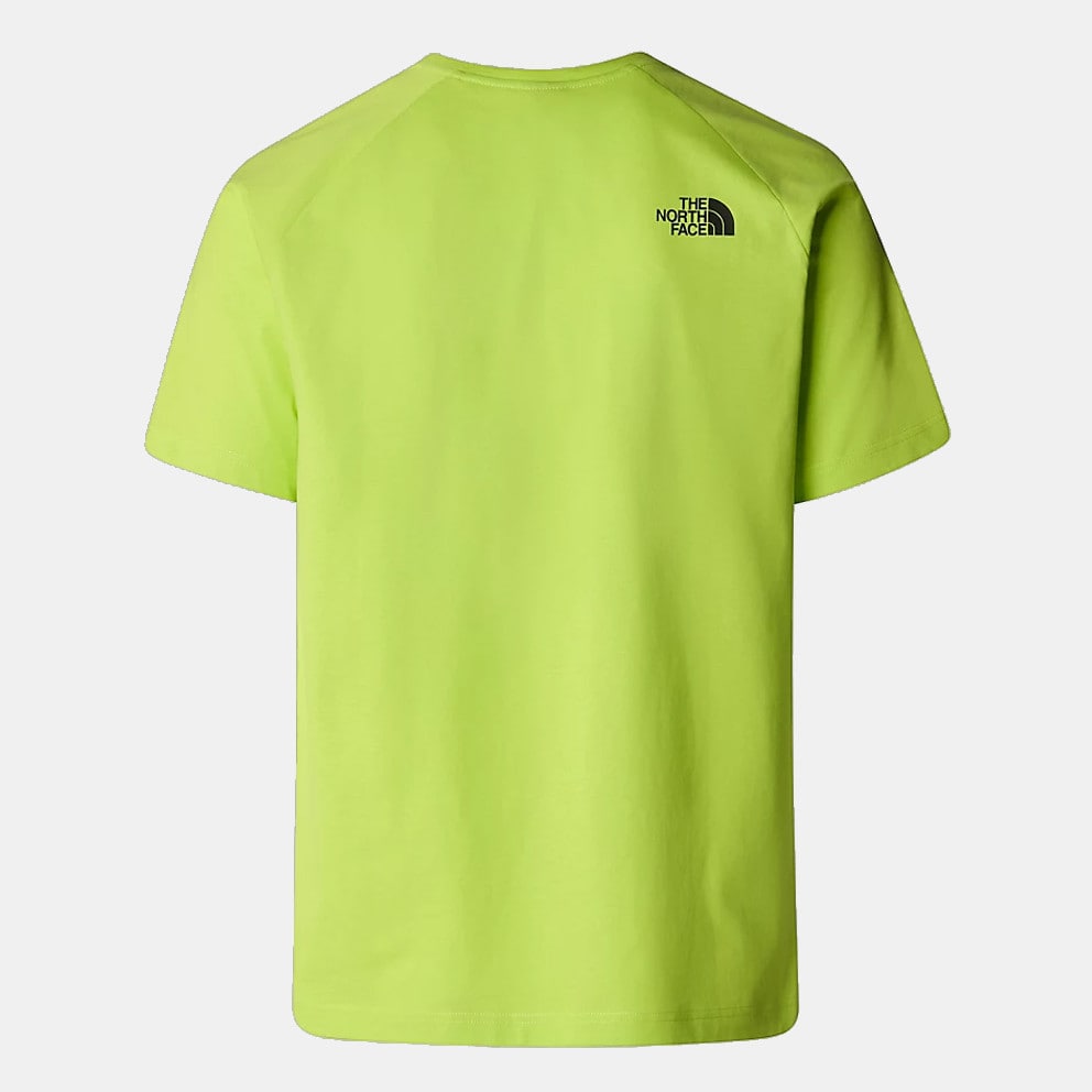 The North Face M S/S Raglan Redbox Tee Fizz Lime
