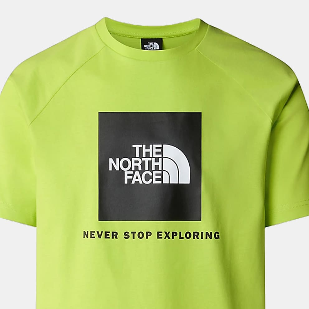 The North Face M S/S Raglan Redbox Tee Fizz Lime