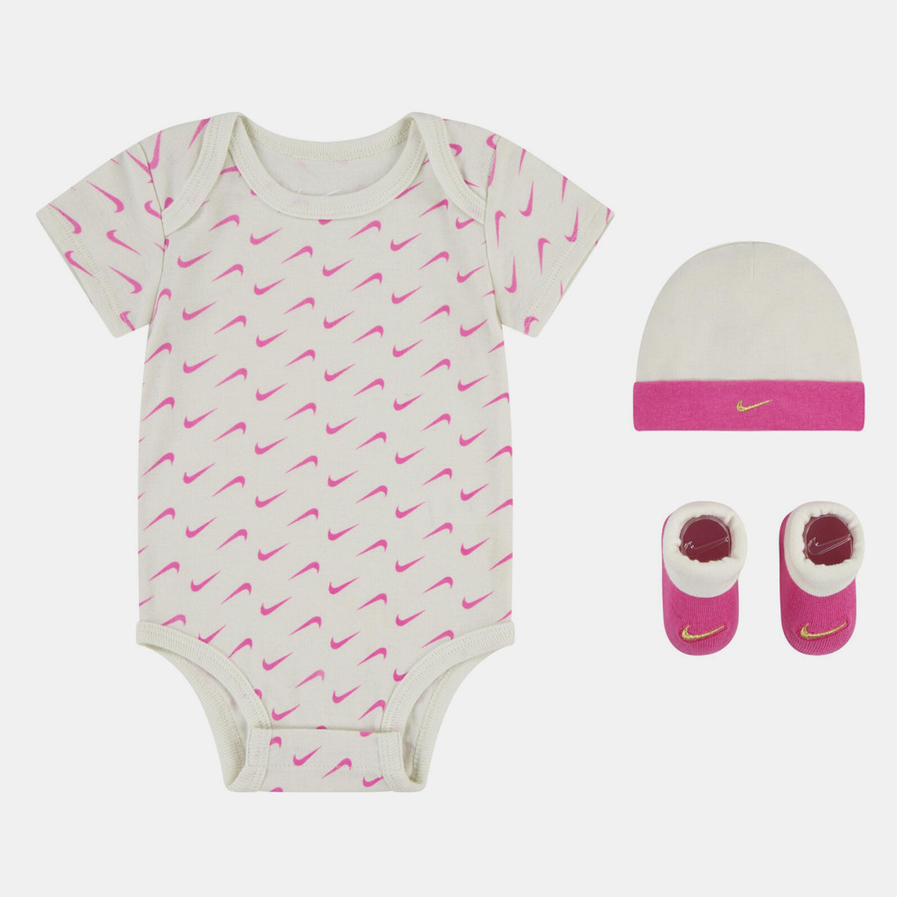Nike Nike Hat, Bodysuit & Bootie 3-Piece Set (9000161543_72211)