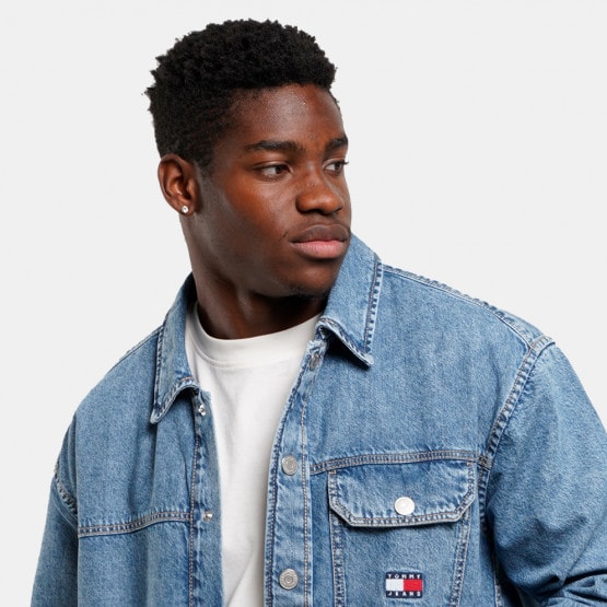 Tommy Jeans Tjm Essential Denim Overshirt MID INDIGO DM0DM19527 1A4