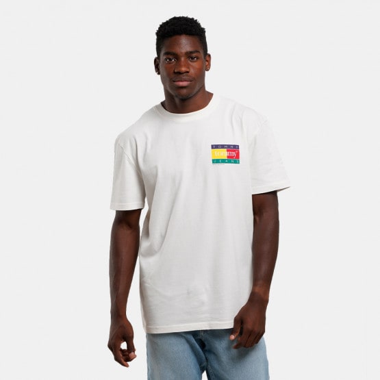 Tommy Jeans Pop Color Flag Men s shirt White DM0DM18527 YBH