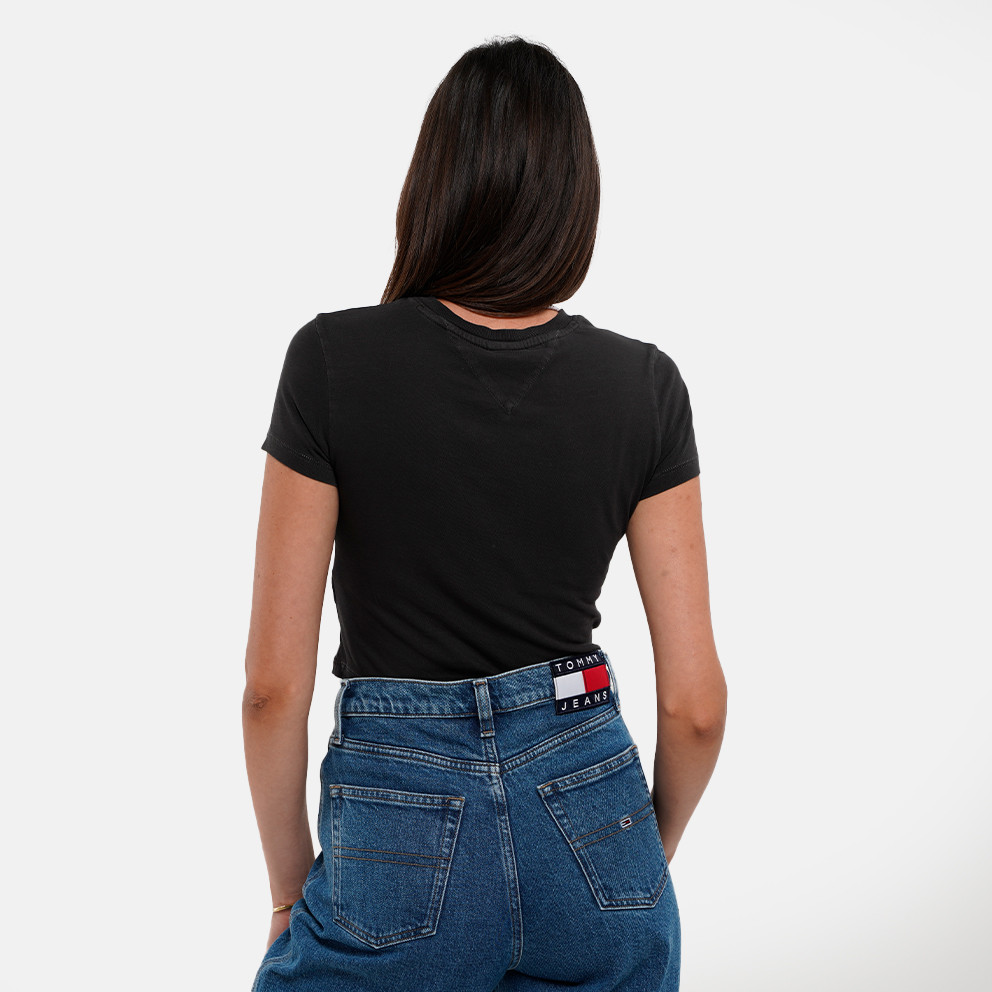 Tommy Jeans Tjw Slim Crp Washed Tj Lips Tee (9000175240_1469) φωτογραφία