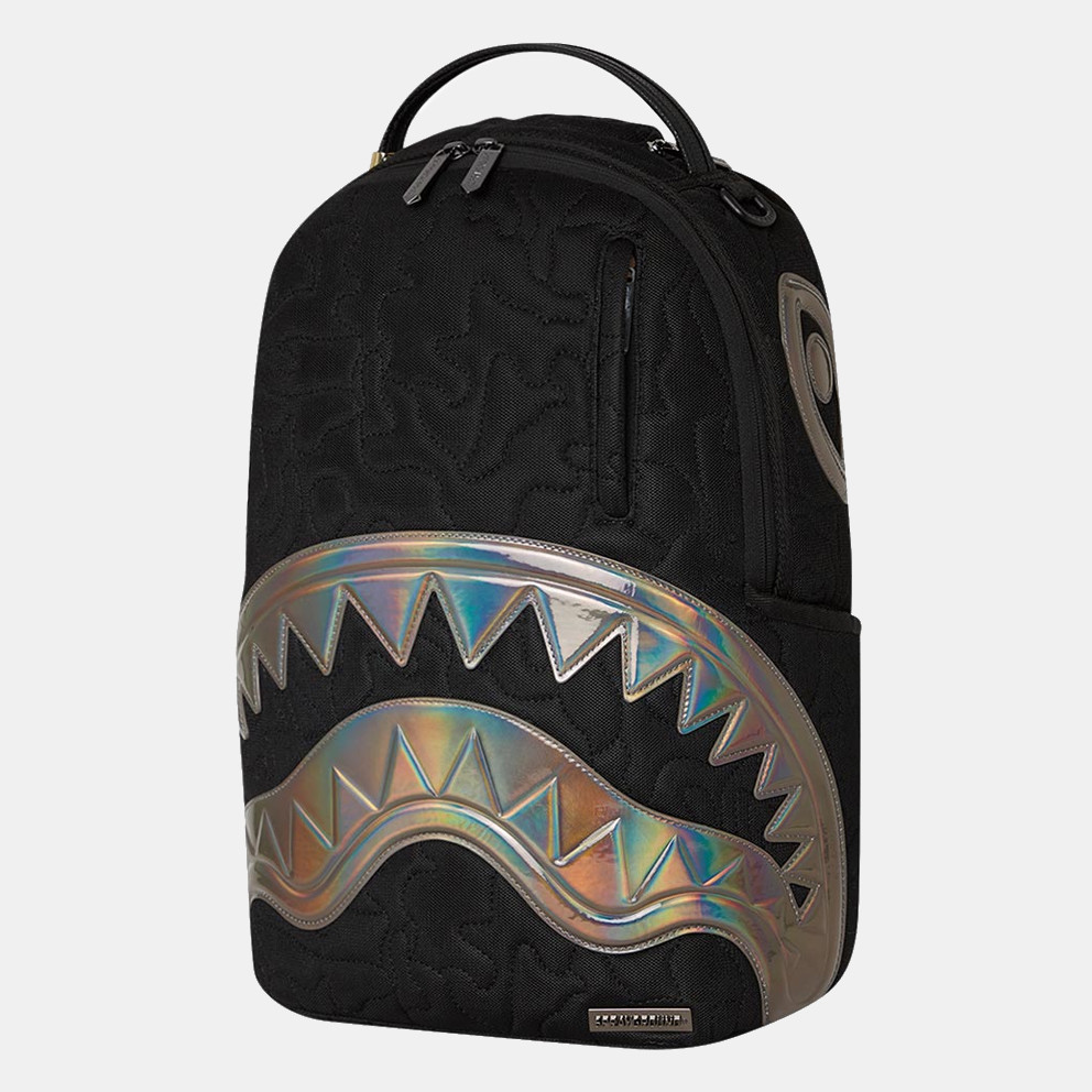 Sprayground Black Quilted Irridescent Unisex Backpack 20L