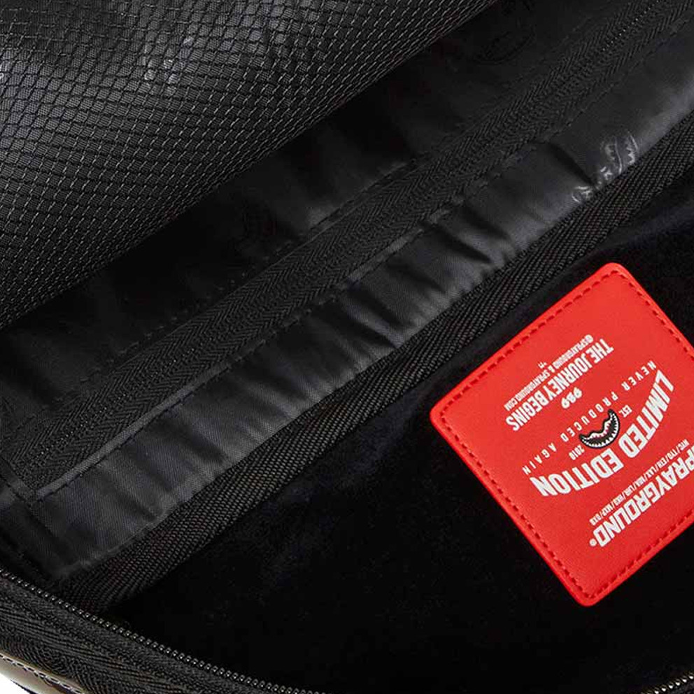 Sprayground Black Quilted Irridescent Unisex Backpack 20L