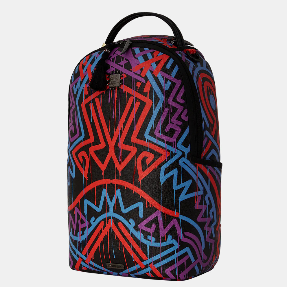 Sprayground Ai Tribal Pattern Unisex Backpack 20L