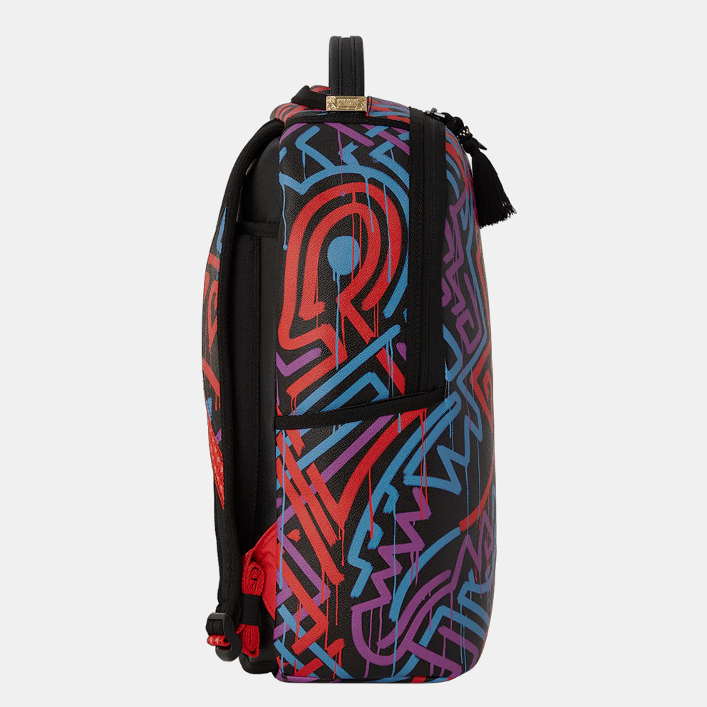 Sprayground Ai Tribal Pattern Unisex Backpack 20L