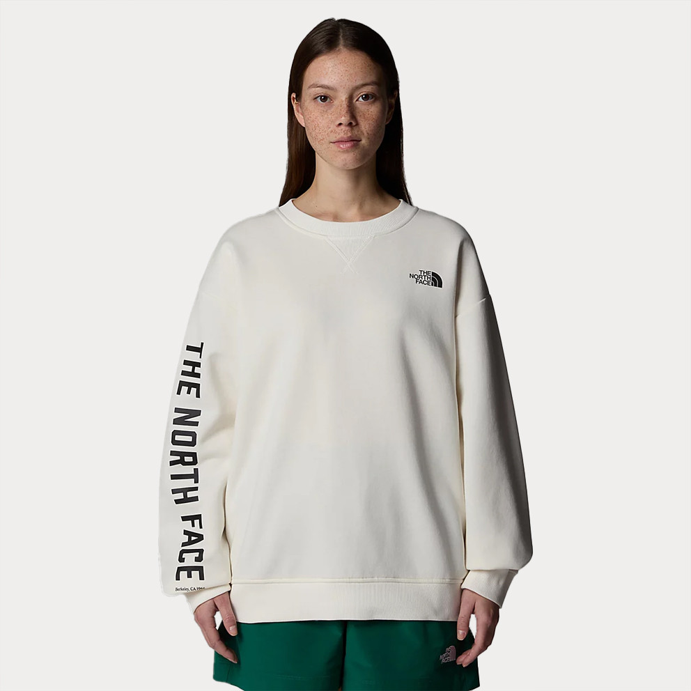  The North Face W Crew Varsity Graphic White Du (9000189333_75470) 2025