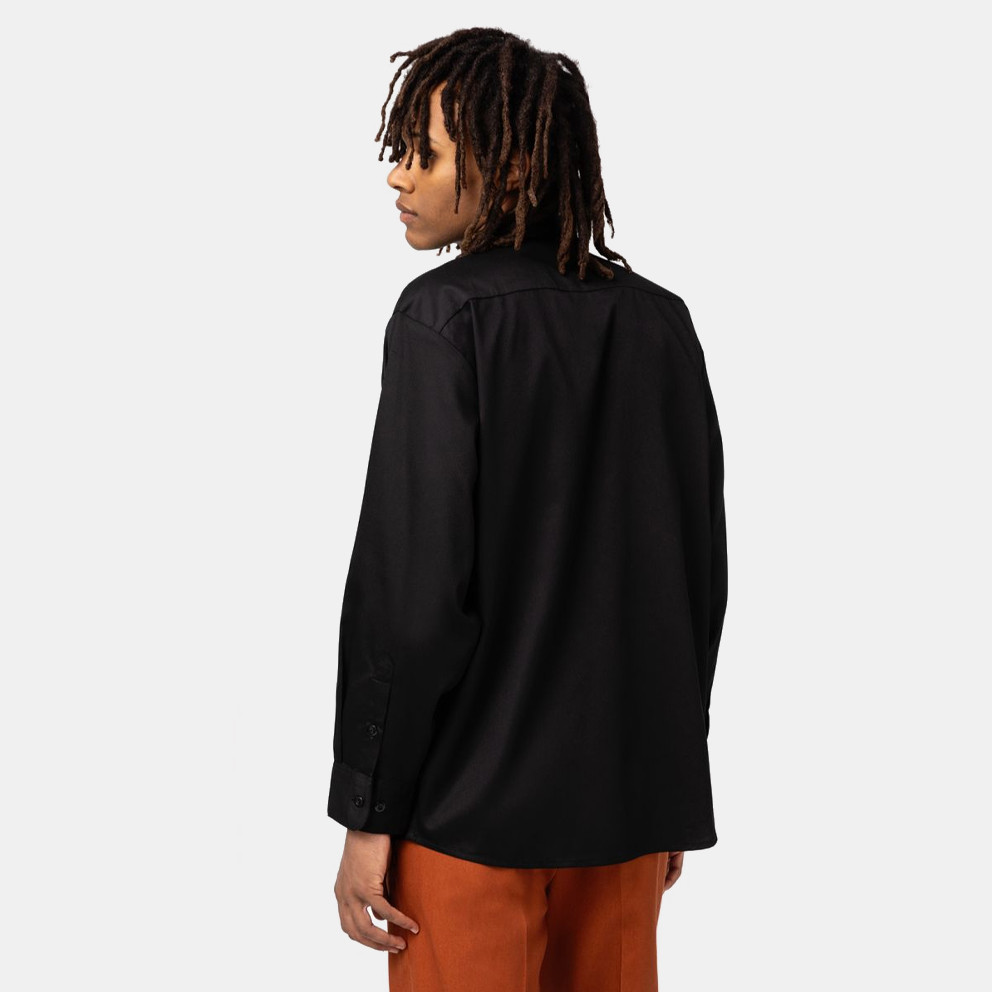 Dickies Work Shirt Ls Rec Black (9000189152_1469) φωτογραφία