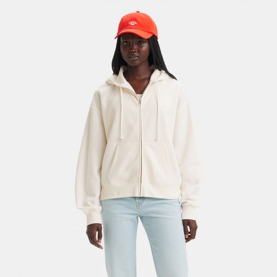 Levi's Everyday Zip Γυναικεία Μπλούζα με Κουκούλα