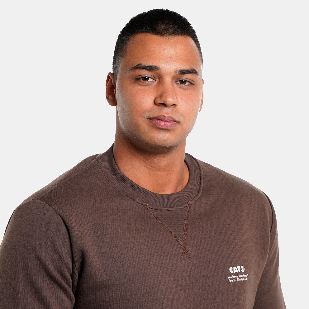 Caterpillar V-Insert Crewneck