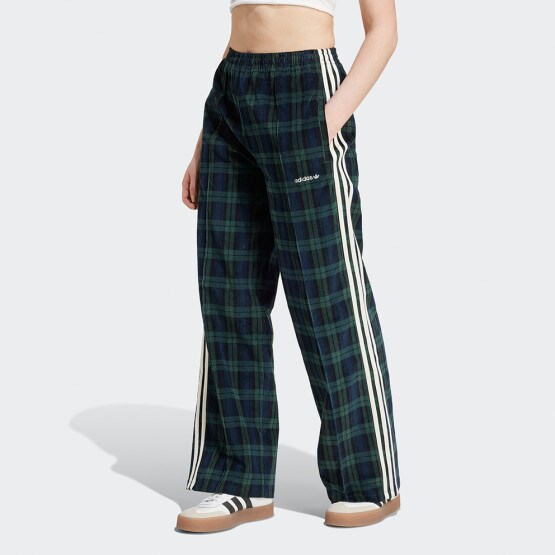 adidas riginals Corduroy Tartan Women s Trackpants Green