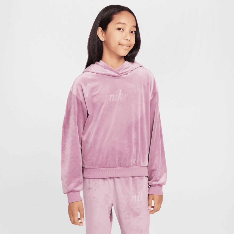 Nike Sportswear Hoodie Cozy Παιδική Μπλούζα με Κουκούλα