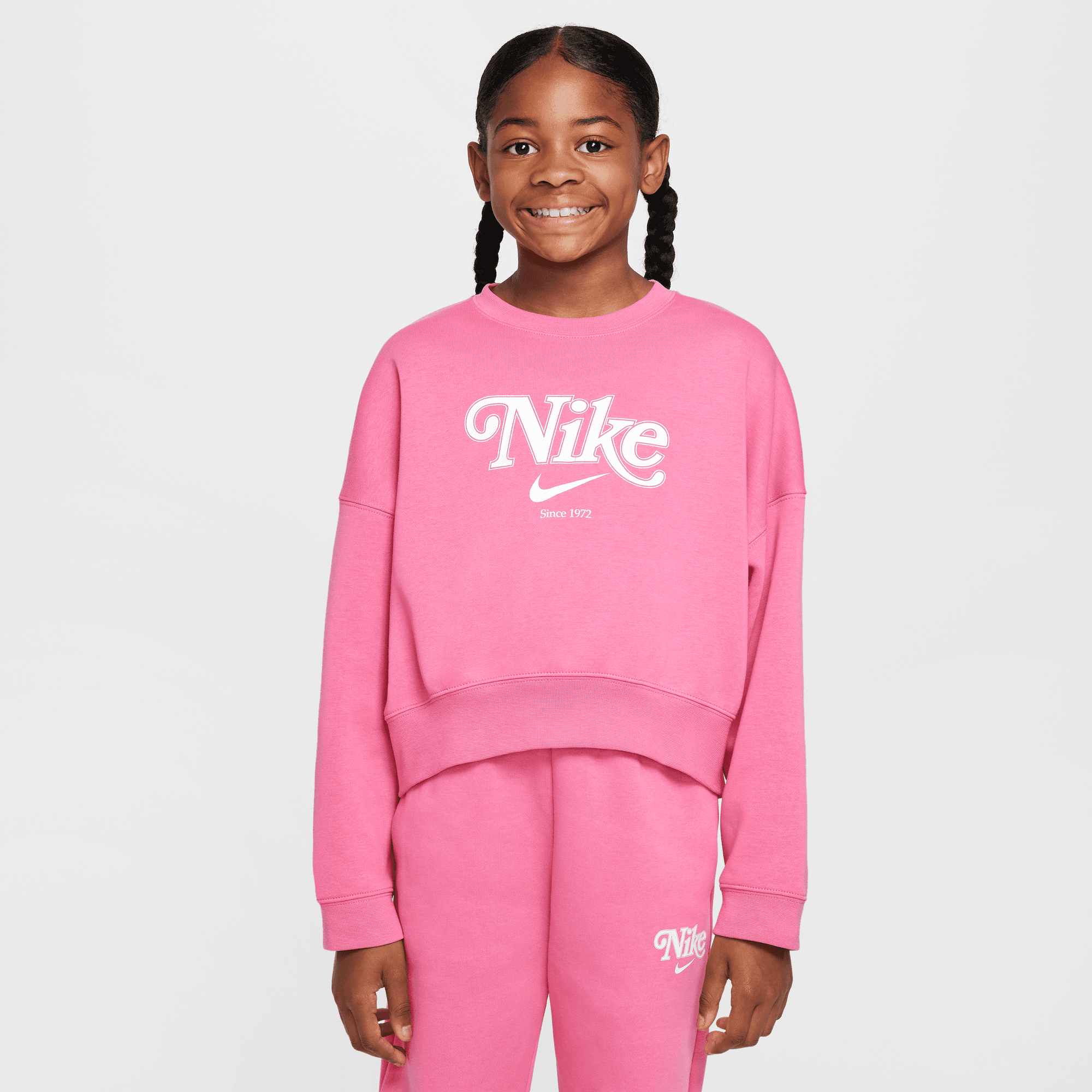 Nike Nike Steertwear Trend Flee Crop Crew Παιδικό Φούτερ (9000191383_46866)