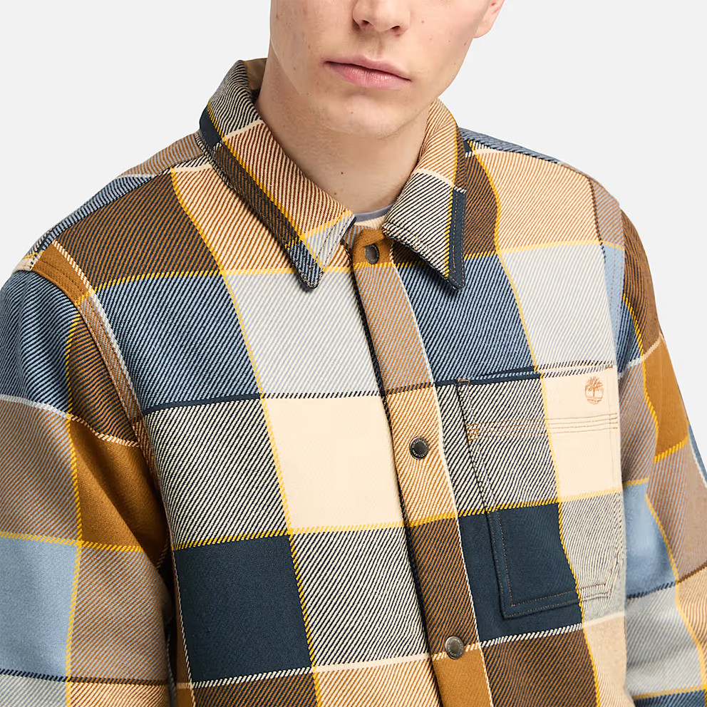 Timberland Sherpa Lined Plaid Overshirt