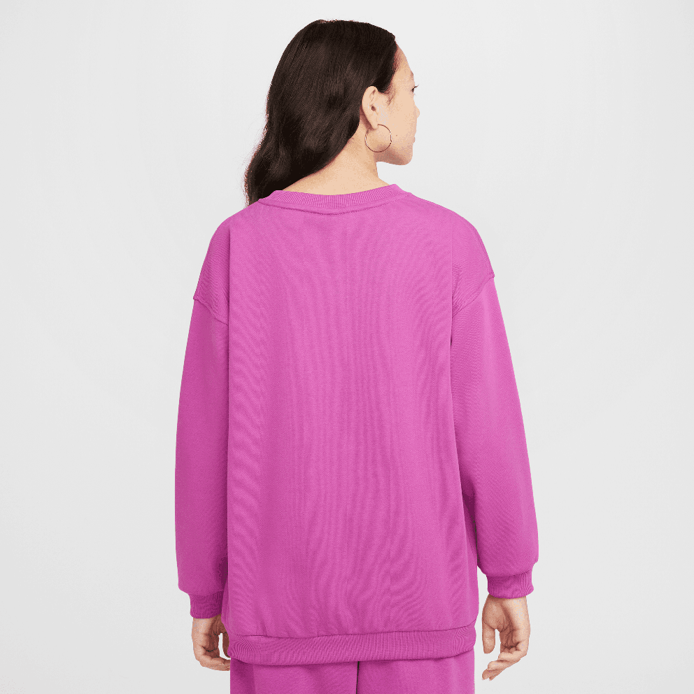Nike Steertwear Club Flee Oversized Crew LBR Παιδική Μπλούζα Μακρύ Μανίκι (9000190400_79002) φωτογραφία