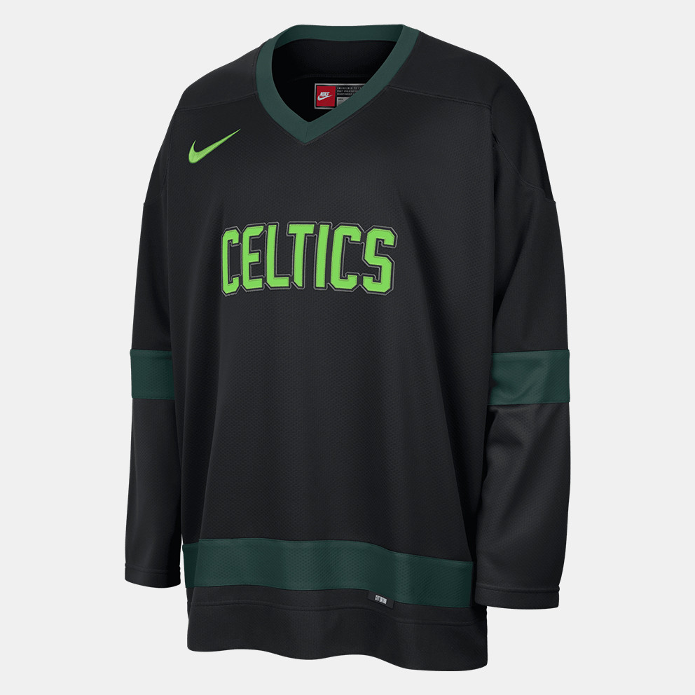 Nike Nike NBA City Edition Boston Celtics Μπασκετική Μπλούζα με Μακρύ Μανίκι (9000190601_79023)