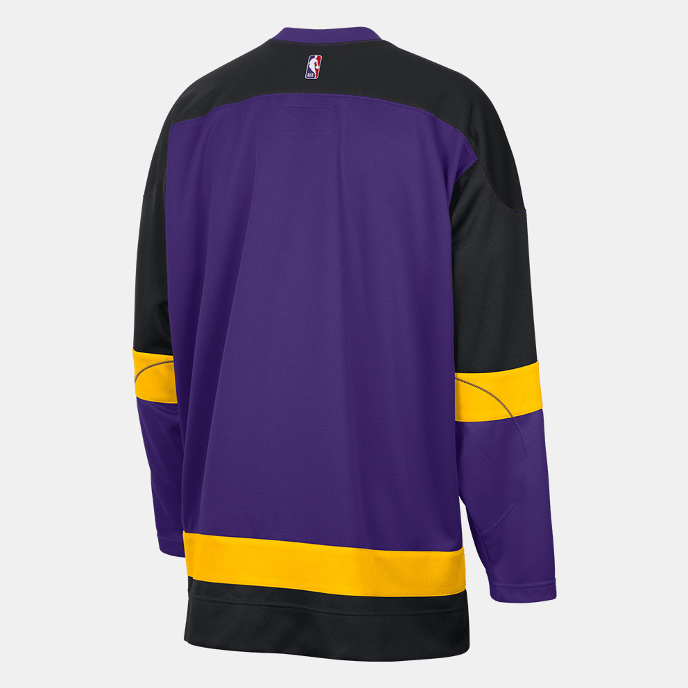Nike NBA City Edition Los Angeles Lakers Μπασκετική Μπλούζα με Μακρύ Μανίκι (9000190922_79069) φωτογραφία