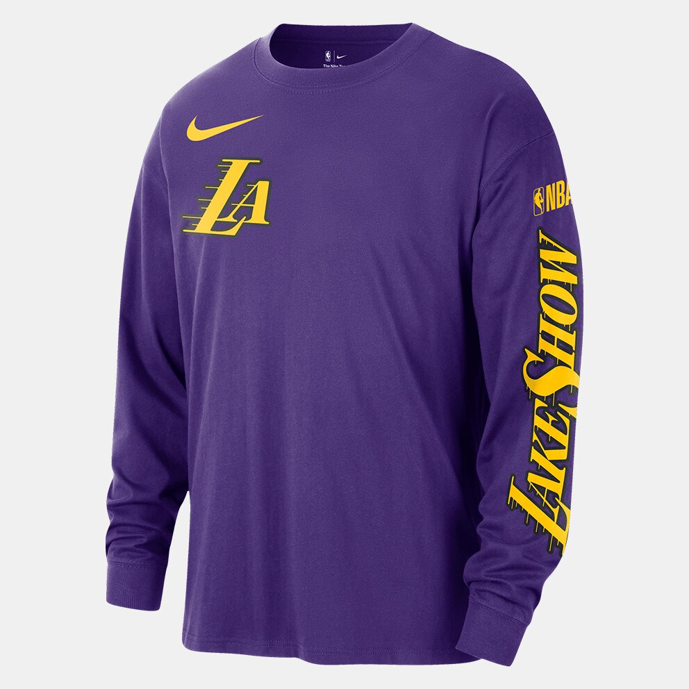 Nike NBA City Edition Los Angeles Lakers Men's Basketball Longsleeve Shirt