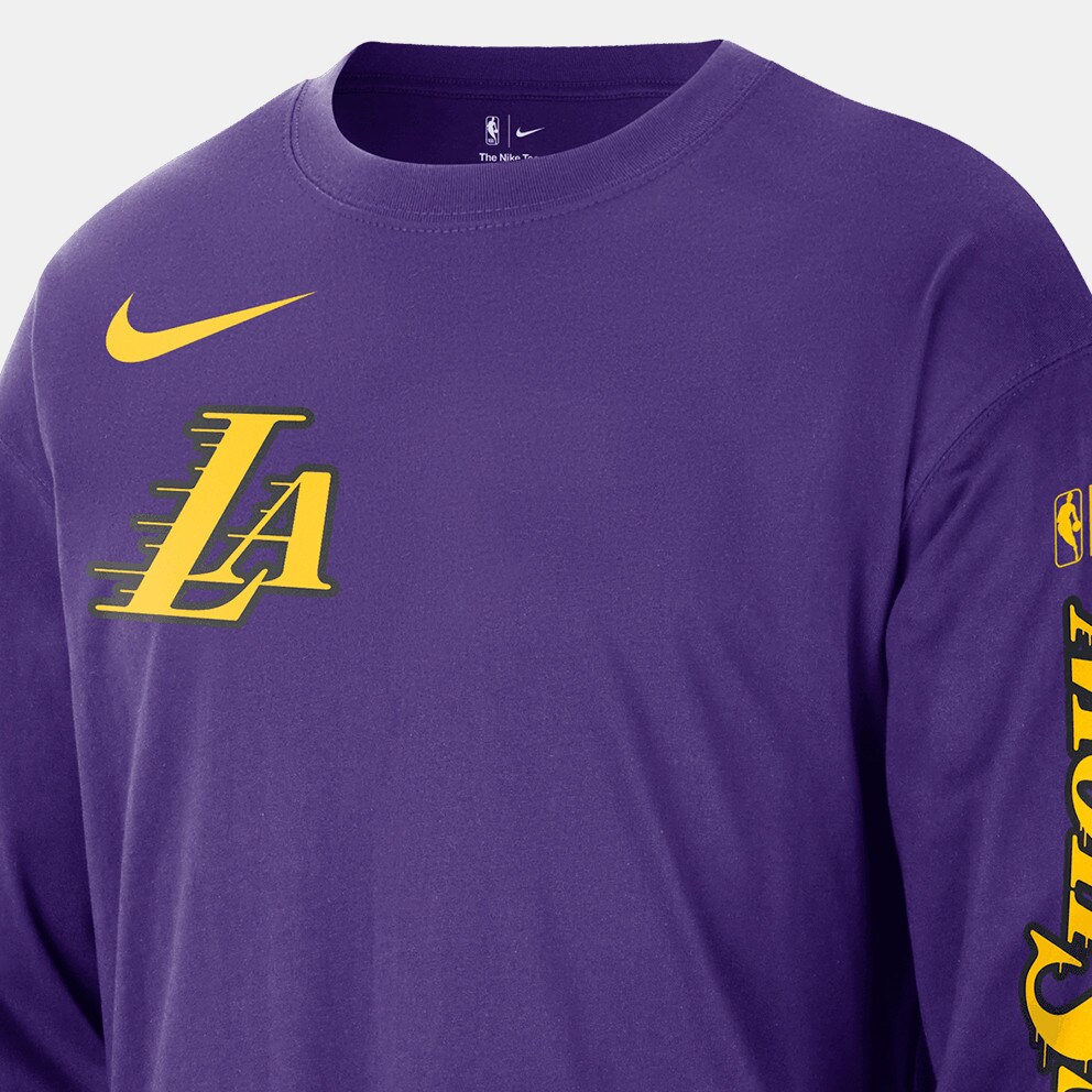 Nike NBA City Edition Los Angeles Lakers Men's Basketball Longsleeve Shirt