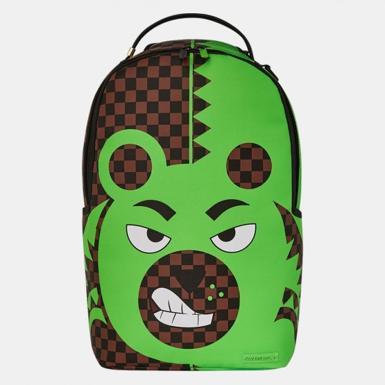 Sprayground Green Money Bear Split Dlxsv Backpack