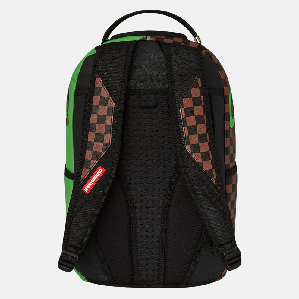Sprayground Green Money Bear Split Dlxsv Backpack