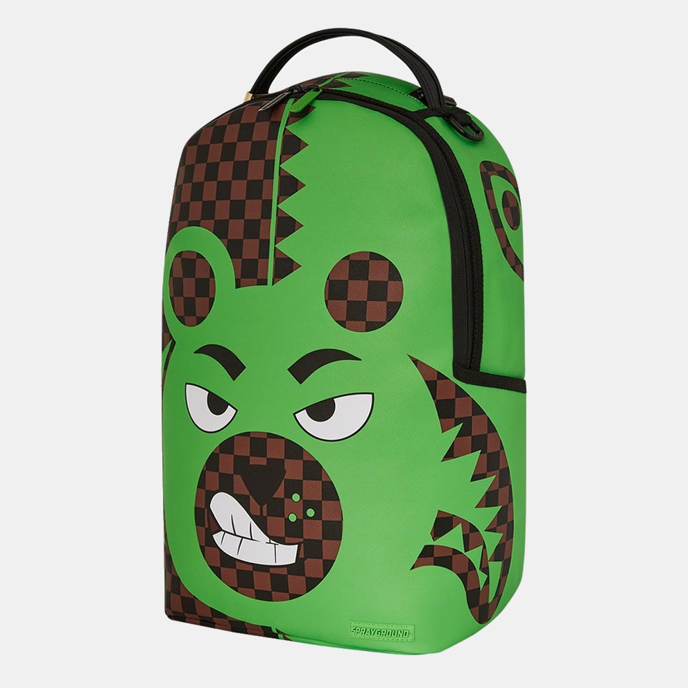 Sprayground Green Money Bear Split Dlxsv Backpack