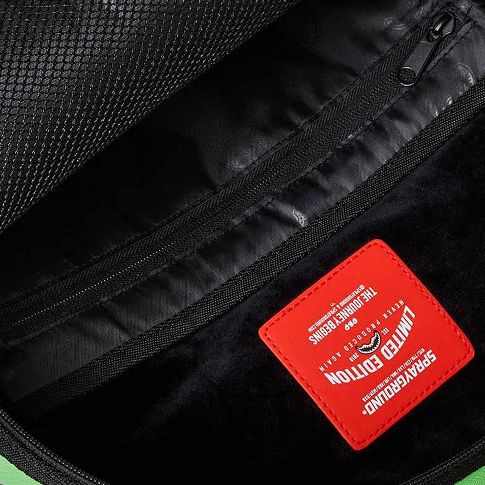 Sprayground Green Money Bear Split Dlxsv Backpack