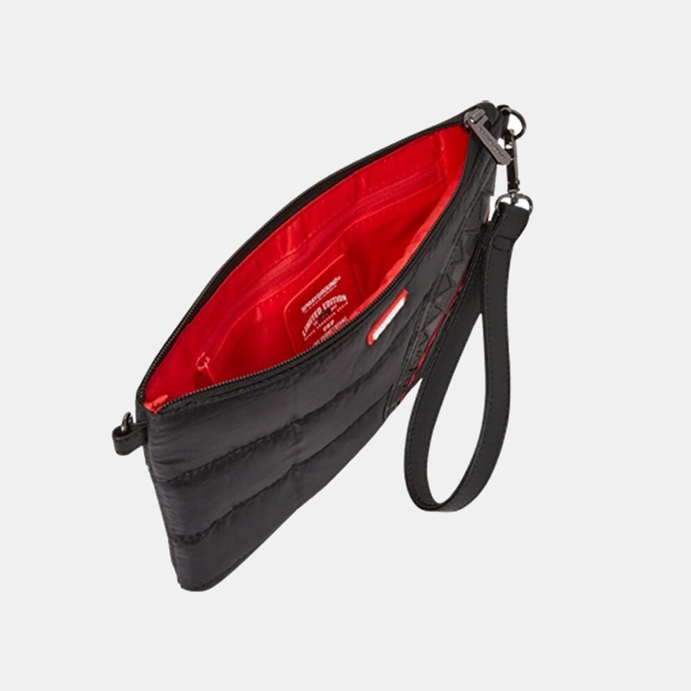 Sprayground Black Puffer Clutch