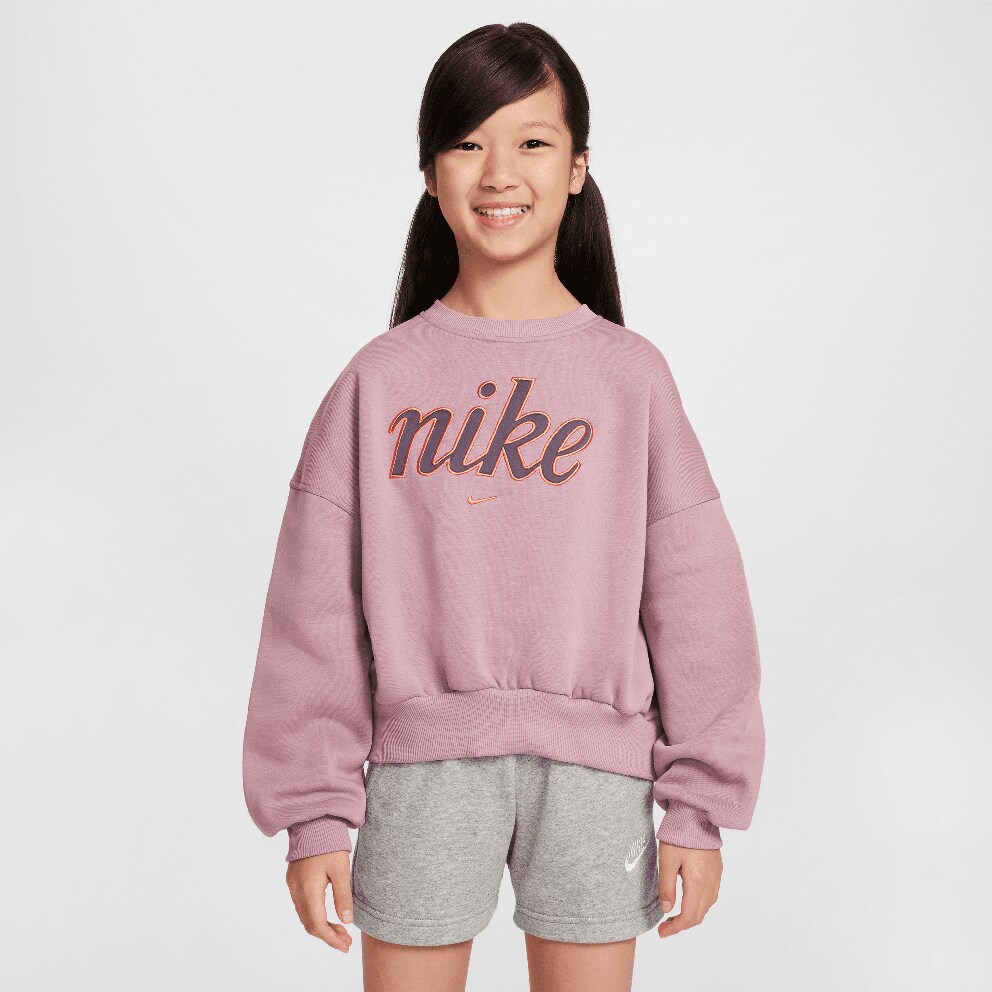 Nike Nike G Nsw Club Flc Bxy Crw Gx Star Παιδική Μπλούζα Μακρύ Μανίκι (9000190889_79033)