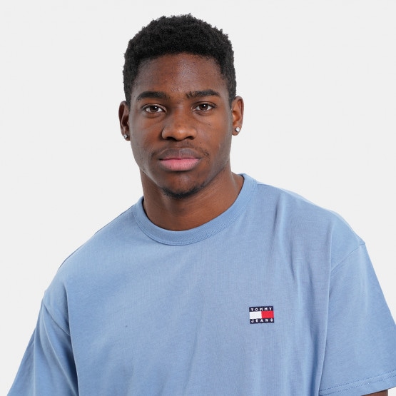 Tommy Jeans Badge Men s T shirt BLUE DM0DM20347 DY6
