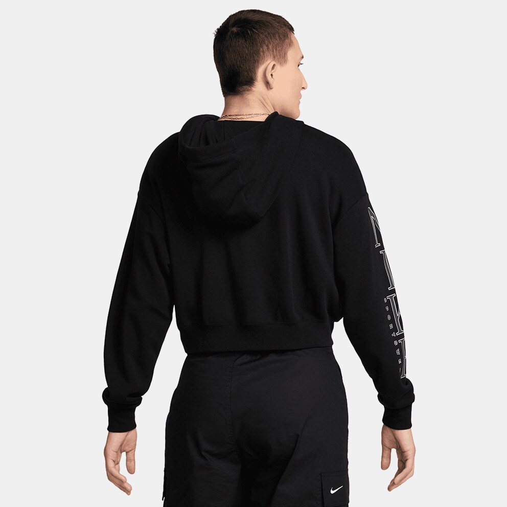 Nike Club Fleece Crop Γυναικεία Μπλούζα με Κουκούλα (9000206702_1469) φωτογραφία