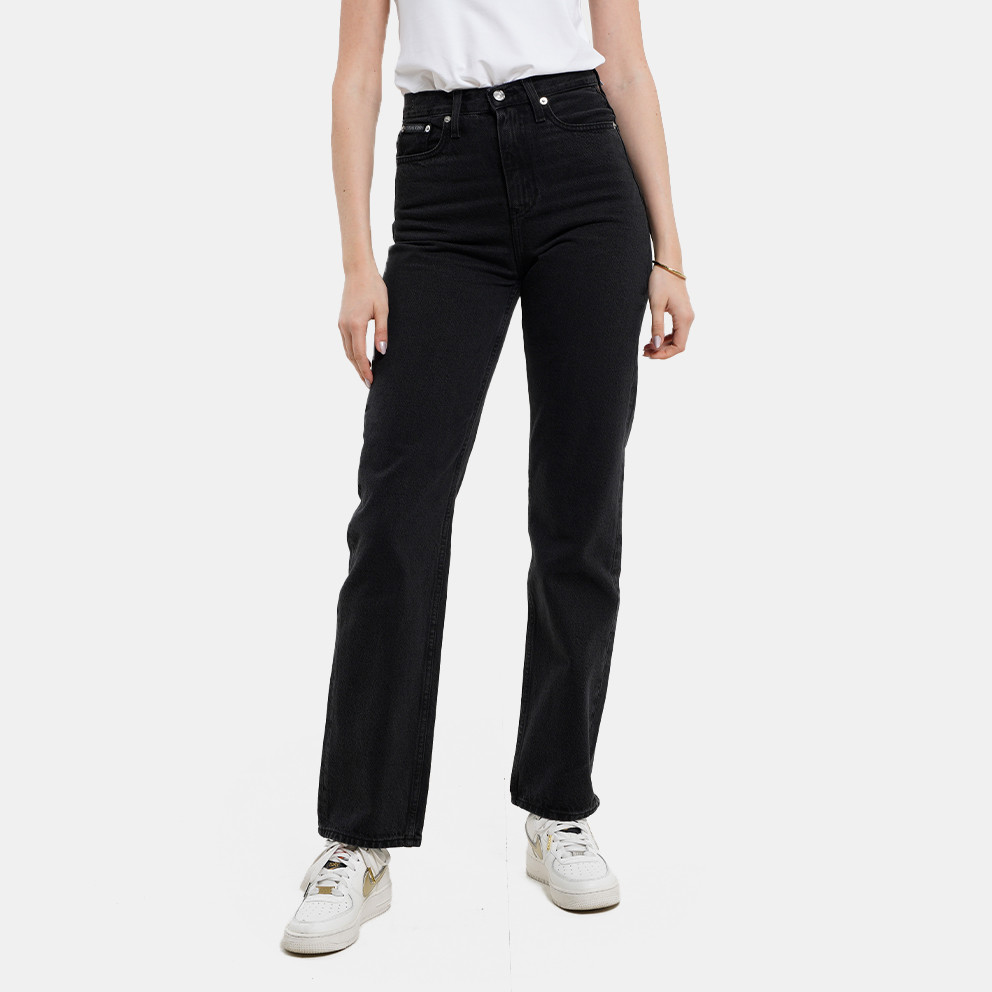  Calvin Klein High Rise Straight Γυναικείο Τζιν Παντελόνι (9000211694_36156) 2025