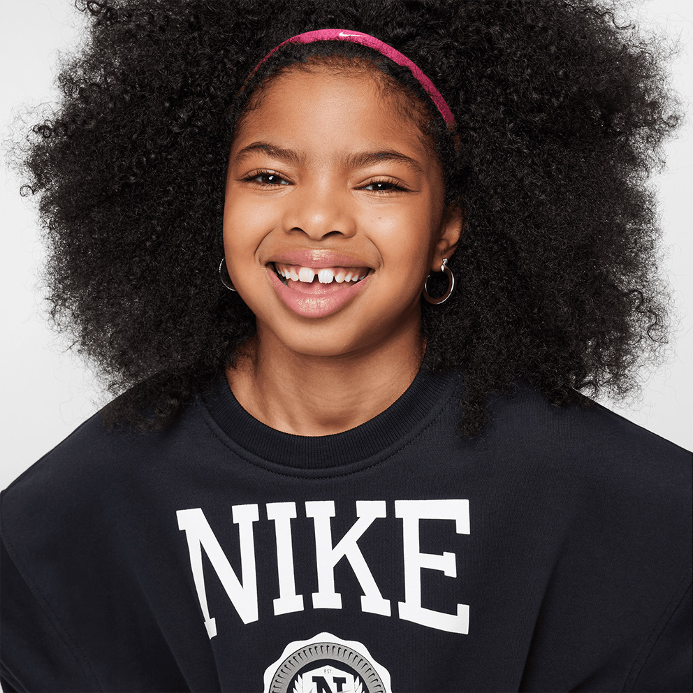 Nike Steertwear Club Flee Boxy Crew GX Star Παιδικό Φούτερ