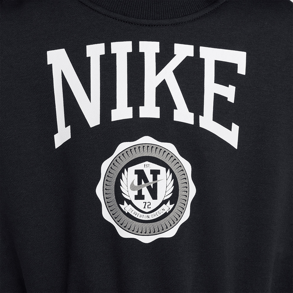 Nike Steertwear Club Flee Boxy Crew GX Star Παιδικό Φούτερ