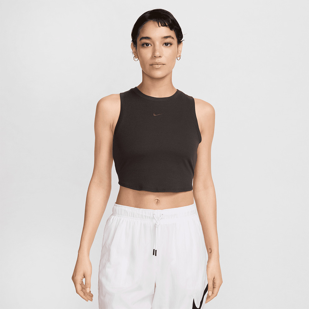 Nike Nike Sportswear Essential Rib Crop Γυναικείο Αμάνικο T-Shirt (9000207243_54847)