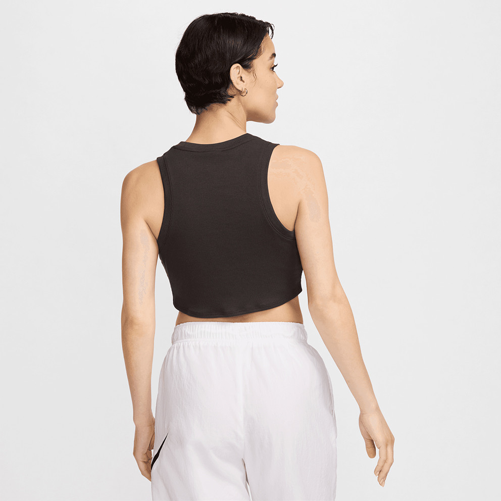Nike Sportswear Essential Rib Crop Γυναικείο Αμάνικο T-Shirt (9000207243_54847) φωτογραφία