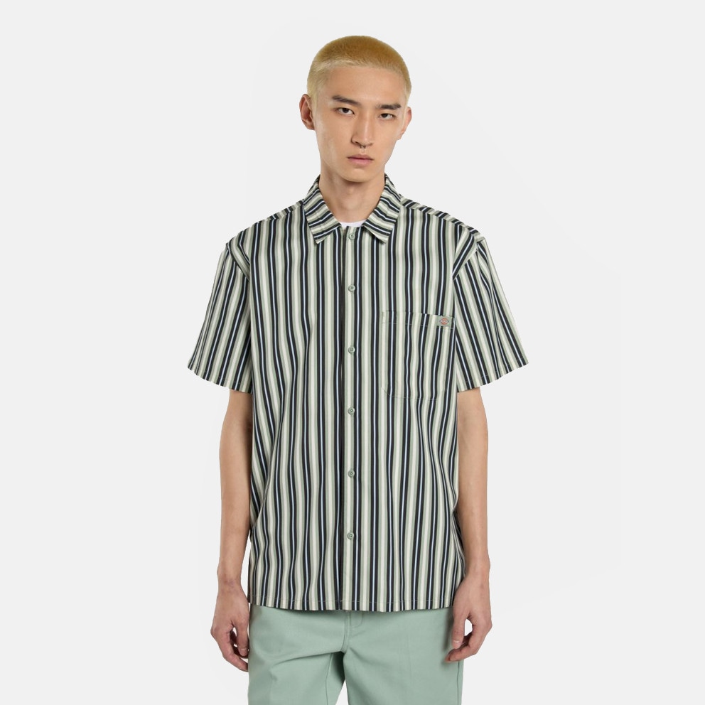 Dickies Dickies Multi Stripe Work Shirt S Iceberg (9000218045_58548)
